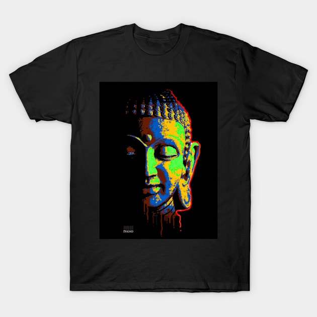 Buddha bust T-Shirt by Minhhang